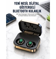 2025 Model Bluetooth Kulaklık Telefon Şarj Edebilen Çağrı Cevaplama Dijital Göstergeli