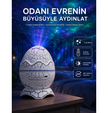 Gece Lambası Yumurta Işık Speaker Yeni Nesil Dinozor Yumurtası Görünümlü