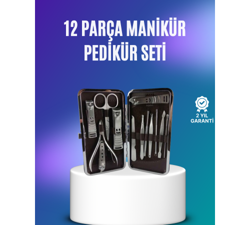 El ve Ayak Bakımı İçin Profesyonel 12 Bakım Seti