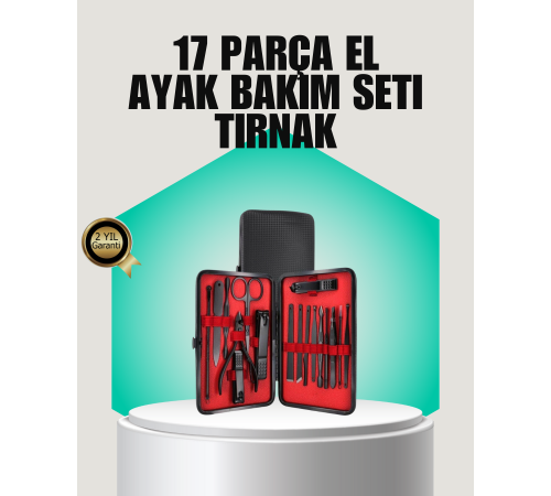 Siyah Kaymaz Teknolojili El ve Ayak Bakım Seti