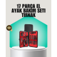 Siyah Kaymaz Teknolojili El ve Ayak Bakım Seti