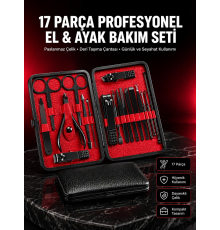 Kompakt ve Şık Tasarımlı 17 Parça Bakım Seti Yeni Nesil