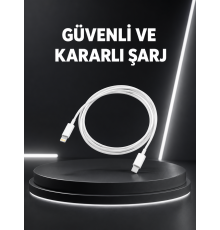 Dayanıklı TPE Lightning Kablo – 30W Hızlı Şarj ve Veri Transferi