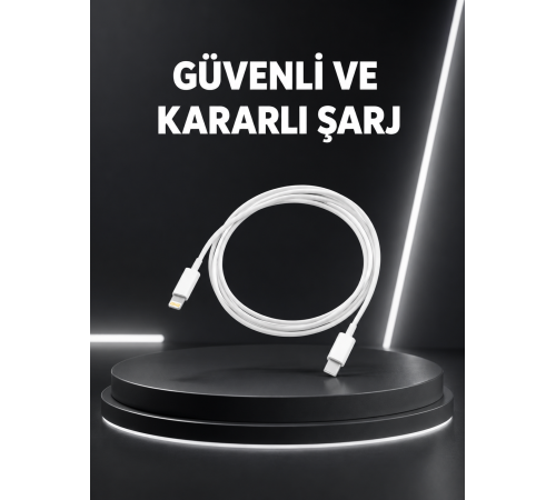 Dayanıklı TPE Lightning Kablo – 30W Hızlı Şarj ve Veri Transferi