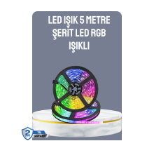 Kumandalı 5 Metre Şerit LED Dekoratif Aydınlatma