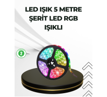Dekoratif Kumandalı Şerit LED 5 Metre