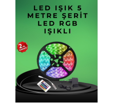 Pratik Kurulumlu 5 Metre Kumandalı Şerit LED