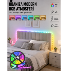 Dekoratif Kumandalı Şerit LED 5 Metre