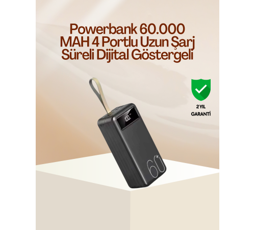 Tüm Cihazlara Uyumlu Çoklu Çıkışlı Powerbank