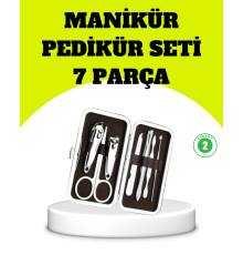 Paslanmaz Çelik Kişisel Bakım Seti – 7 Parça
