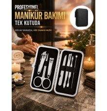 Evde Profesyonel Tırnak Bakımı İçin 7 Parça Premium Bakım Seti