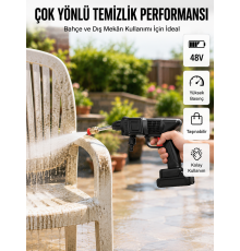 2025 Model 48V Şarjlı Basınçlı Yıkama Tabancası Orijinal Seri
