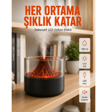 Aromaterapi Difüzörlü Sessiz Çalışan Hava Nemlendirici