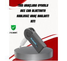 Eller Serbest Özellikli Bluetooth AUX Araç Kiti