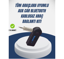 Bluetooth Destekli AUX Müzik ve Konuşma Cihazı
