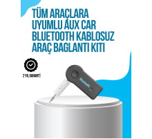 Araç İçi Bluetooth AUX Müzik ve Telefon Görüşmesi Adaptörü