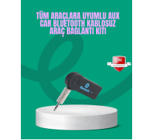 Taşınabilir Bluetooth AUX Araç Müzik ve Konuşma Kiti