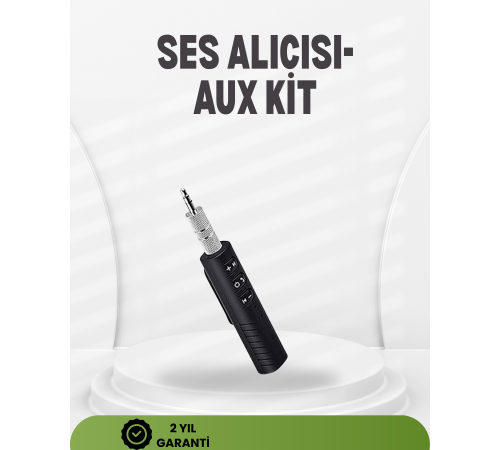 Kablosuz Ses Çözümü – 3.5mm Jaklı Bluetooth Müzik Alıcısı