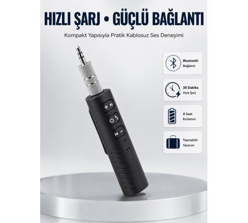 Bluetooth Destekli Ses Alıcısı – Eski Cihazlarınıza Yenilik Katın