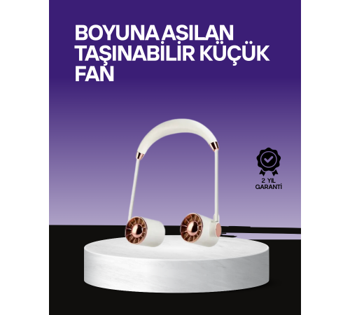 Katlanabilir Asılabilir Mini Fan USB Şarjlı 3 Kademeli Sessiz