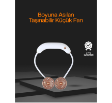 5 Kanatlı Sessiz Mini Fan 3 Vitesli Katlanabilir Asılabilir