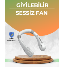 Uzun Ömürlü Bataryalı 9-18 Saat Kullanımlı Boyun Fanı