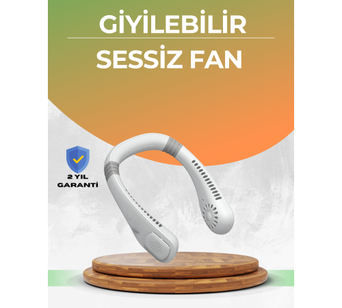 Uzun Ömürlü Bataryalı 9-18 Saat Kullanımlı Boyun Fanı