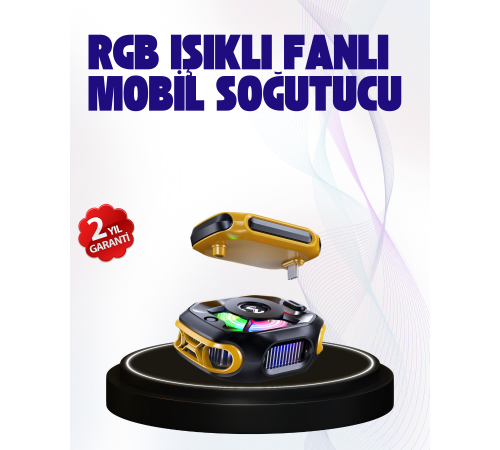 Yarı İletken Çipli RGB Işıklı Telefon Soğutucu