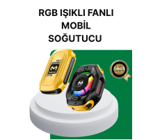 7 Kanatlı Vortex Fanlı Akıllı Telefon Soğutma Aparatı