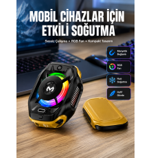 Manyetik Montajlı Dijital Ekranlı Telefon Soğutucu Yeni Nesil