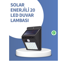 IP65 Dayanıklı Solar Enerjili Dış Cephe Aydınlatma