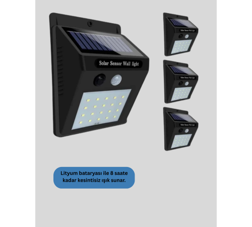 Kablo Gerektirmeyen Solar LED Bahçe ve Veranda Işığı
