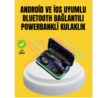 E10 Powerbanklı Bluetooth Kulaklık Oyun Modu ve Şık Tasarım