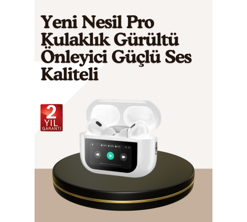Dokunmatik Kontrollü Gürültü Önleyici Bluetooth Kulaklık Şarj Göstergeli
