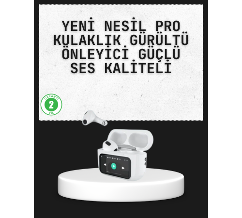 Akıllı Sensörlü Su Geçirmez Bluetooth Kulaklık Güçlü Batarya ve Bass