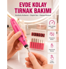 6 Uçlu Elektrikli Manikür Pedikür Seti Yeni Nesil