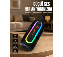 Uzun Pil Ömürlü Bluetooth 5.1 Hoparlör Yeni Nesil