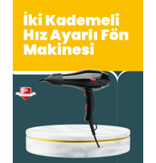 Tüm Saç Tipleri İçin 2200W Güçlü Fön Makinesi