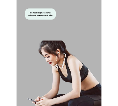 Uzun Süre Dayanıklı Manyetik Başlıklı Bluetooth Kulaklık