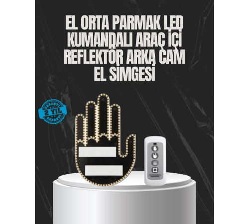 Uzaktan Kumandalı LED El Park Uyarı Cihazı 2025 Model A Kalite