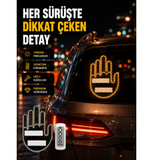 Uzaktan Kumandalı LED El Park Uyarı Cihazı Suya Dayanıklı Enerji Tasarruflu