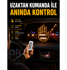 2025 Yeni Seri LED El Şekilli Park Uyarı ve Güvenlik Cihazı Orijinal