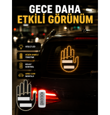 A Kalite Uzaktan Kumandalı LED Park Uyarı Işığı El Figürlü Model