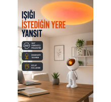 Dekoratif Gün Batımı Işığı – Astronot Figürlü Yeni Nesil
