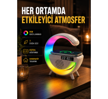 2025 Yeni Seri 15W Kablosuz Şarjlı LED Atmosfer Lambası