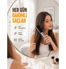 Elektriklenme Önleyici İyonik Saç Şekillendirme Fırçası