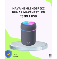 Taşınabilir Hava Nemlendirici – Renkli Işık ve USB Bağlantı