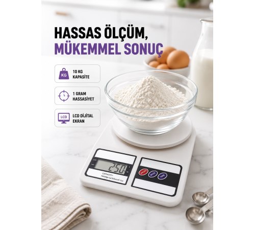 Taşınabilir Dijital Terazi – Çift Ölçü Birimi Destekli