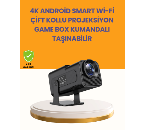 HCS350pro 1080P Full HD Taşınabilir Android Projektör