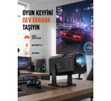 HCS350pro Android 11 İşletim Sistemli Mini Projektör Yeni Nesil